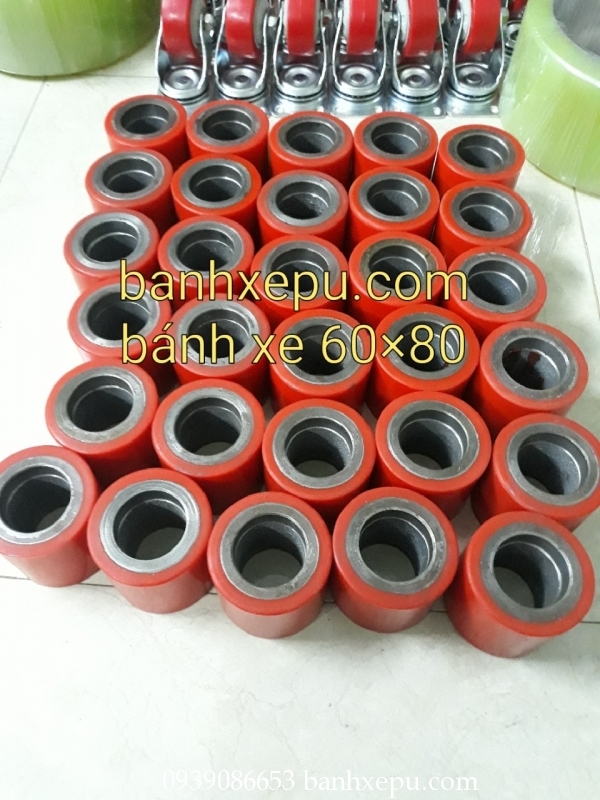 Bánh xe nâng tay 70x80 pu