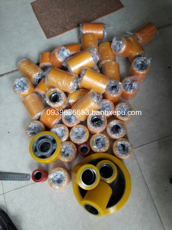 Bánh xe PU bánh đơn 100x80 bạc đạn koyo 6204 XE NÂNG HELI Bánh xe PU bánh đơn 100x80 bạc đạn koyo 6204 XE NÂNG HELI