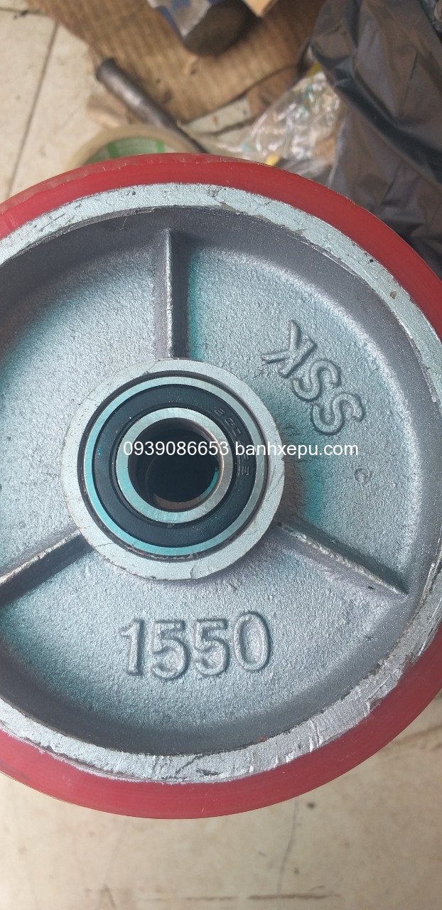 Bánh xe nâng tay 70x80 pu